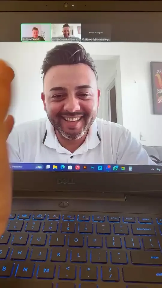 Rodrigo Macedo contando na call que o faturamento dobrou